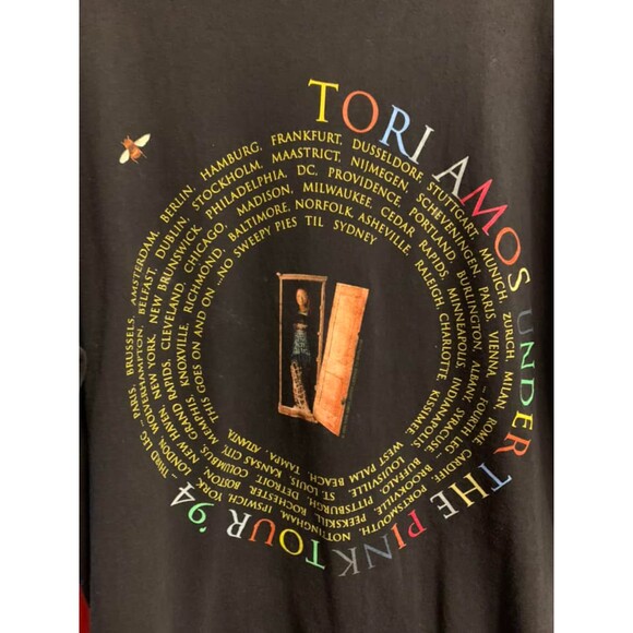 Tori Amos XXL Under The Pink Tour Shirt '94 Brokum Single Stitch USA Listen READ - Picture 4 of 7